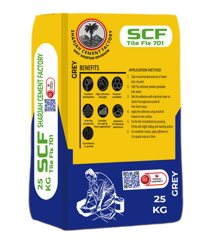 Grey Cement Tile Adhesive (SCF Tile Fix 701)